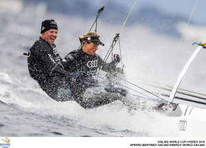 Jan Hauke Erichsen und Lea Spitzmann (Foto: Pedro Martinez/Sailing Energy/World Sailing)