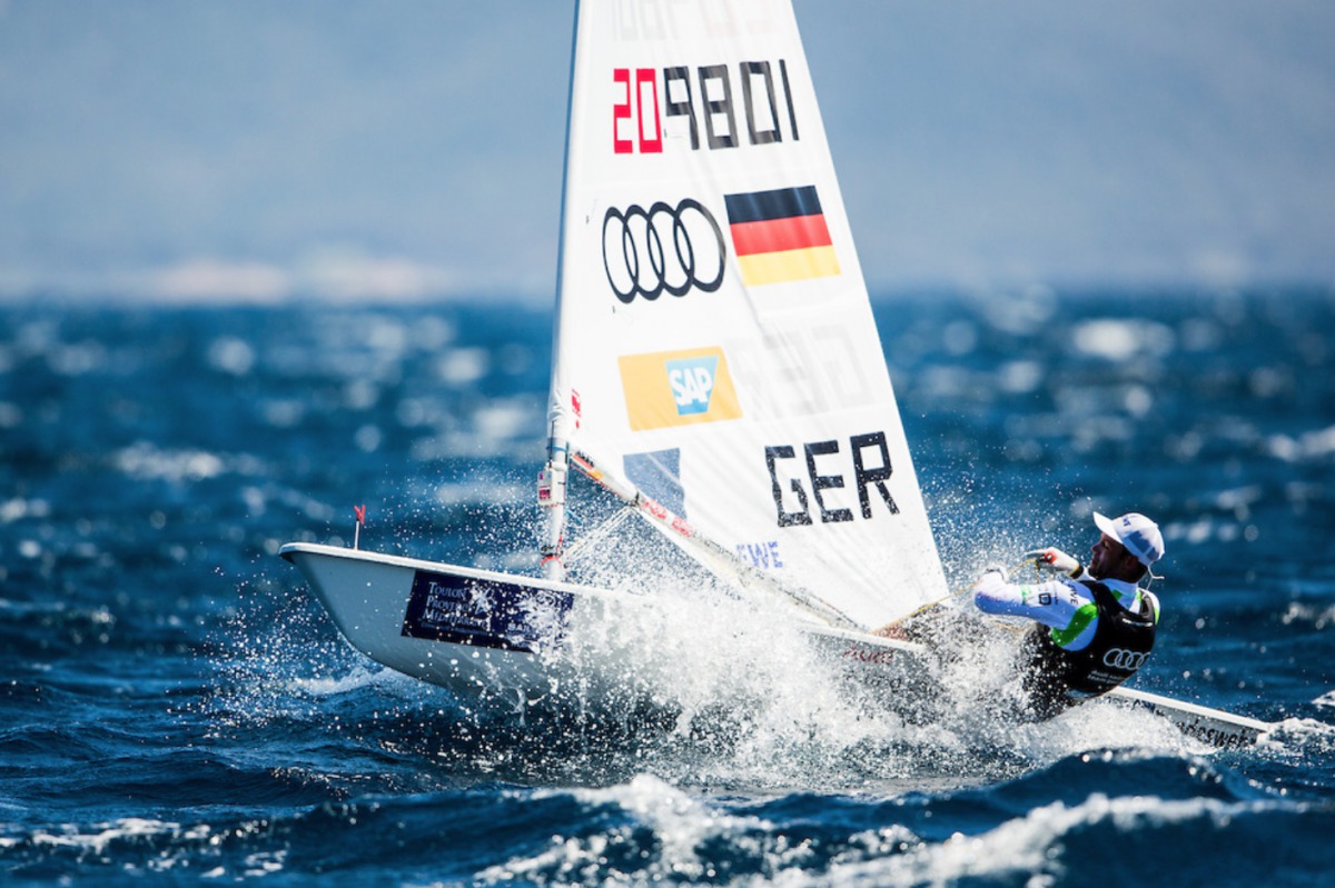 Geht als Gesamtzweiter ins Medal Race: Philipp Buhl Foto: Pedro Martinez/Sailing Energy/World Sailing