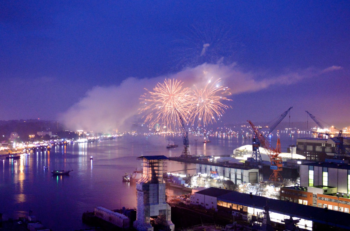 Einer der Höhepunkte für die Besucher wird wieder das Abschluss-Feuerwerk sein Foto Landeshauptstadt Kiel - Bodo Quante