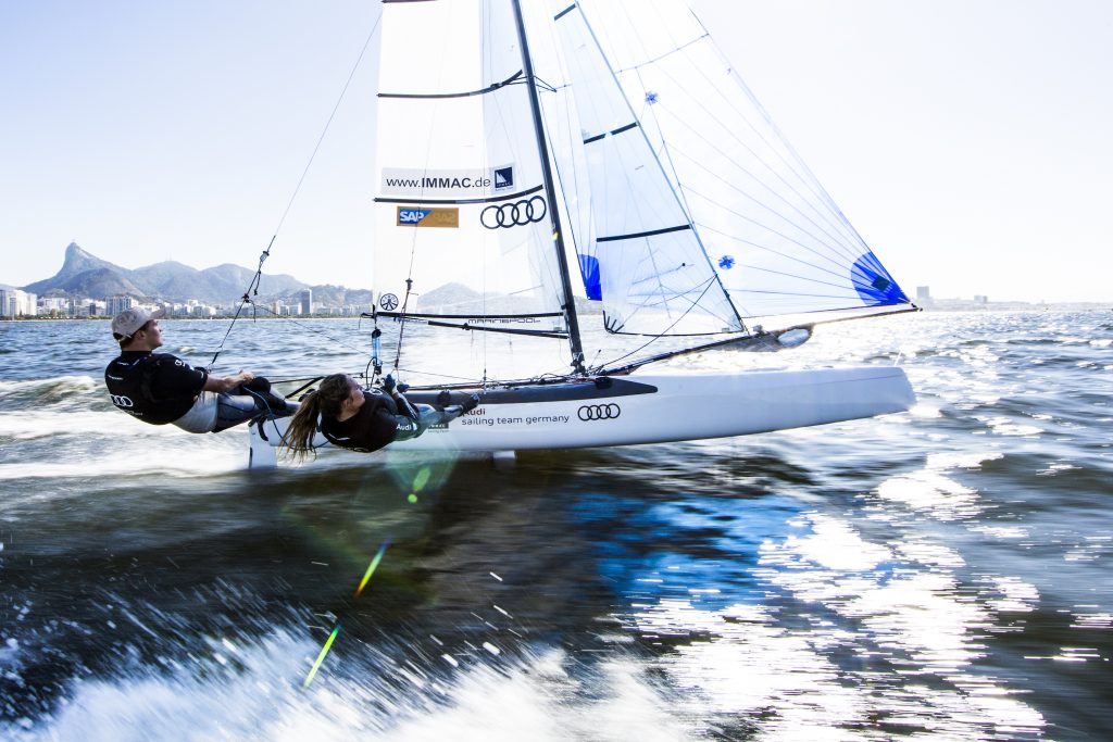 Paul Kohlhoff und Carolina Werner, Kieler Yacht-Club, Nacra 17  © STG/Sailing Energy