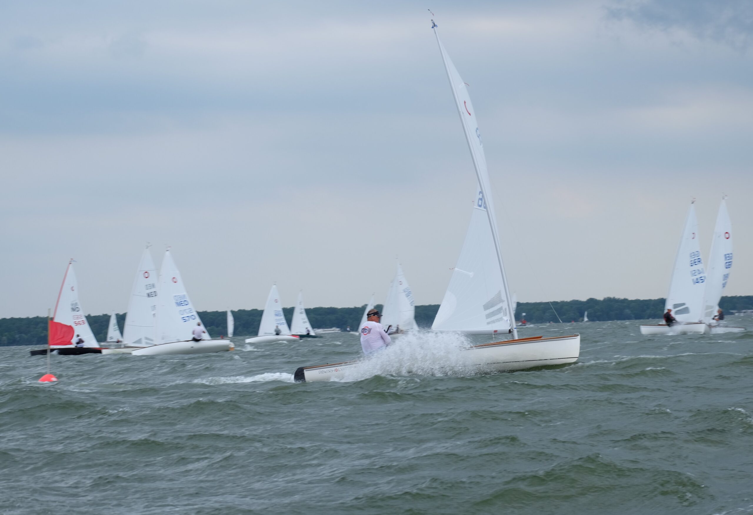 Der Müggelsee ist fordernd. Foto: Olaf Hadeler