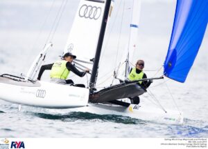 160611 pm 14320 swc weymouth 2. Platz: Paul Kohlhoff und Carolina Werner, Kieler Yacht-Club, Nacra17-Klasse © Sailing Energy/World Sailing