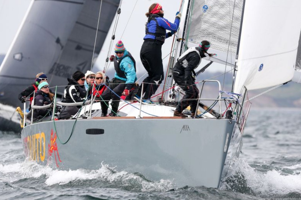 Eine weitere Frauen-Crew macht in der Gruppe ORC-3 auf sich aufmerksam. Die "Akka", auf der das Team um Anke Scheuermann an den Start geht, hat bereits auf der Maior gezeigt, dass sie eine nicht zu verachtende Größe in diesem Feld ist. Foto: segel-bilder.de