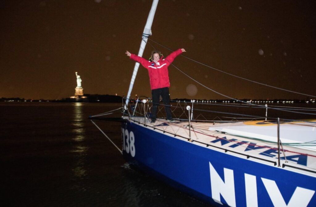 Anna-Maria Renken: Ankunft in New York Foto: The Transat Bakerly