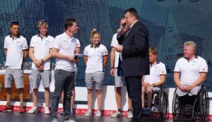 Verabschiedung der olympischen und paralympischen Segler (Foto: DSV/Hans-Herbert Hoffmann)