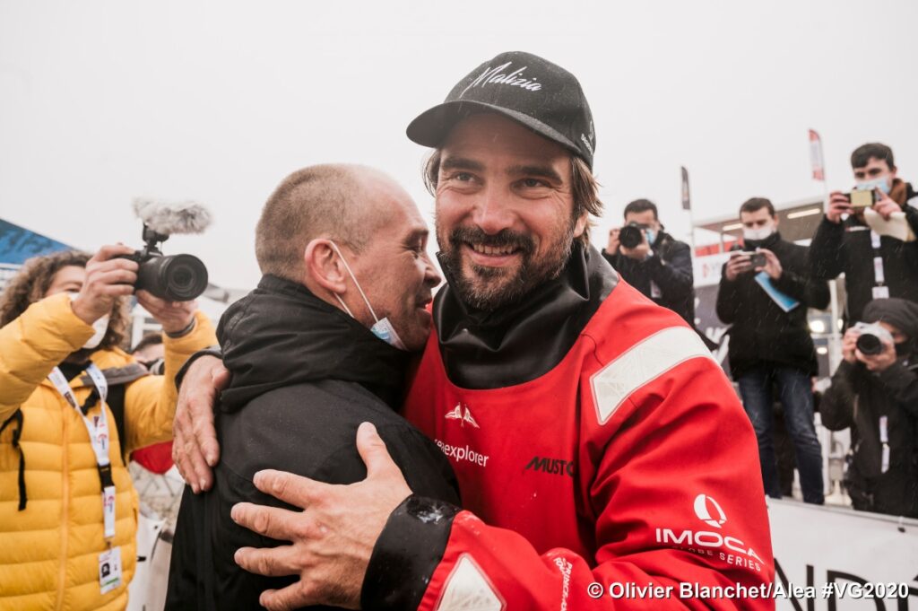 Boris Herrmann und Kevin Escoffier