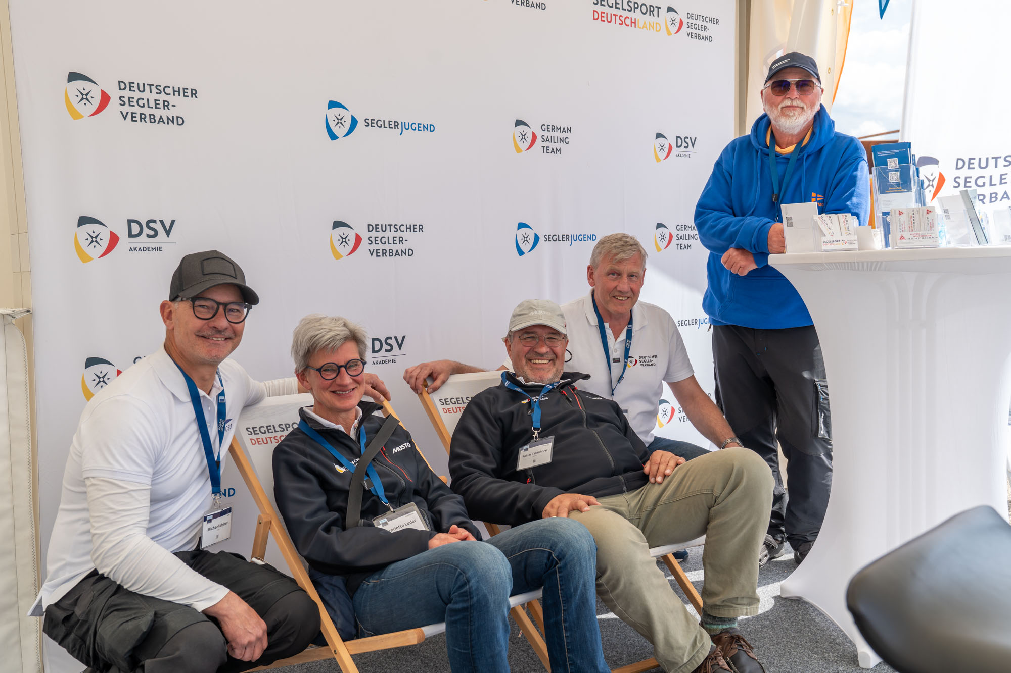 Teamfoto der DSC-Crew beim ancora Yachtfestival 2025