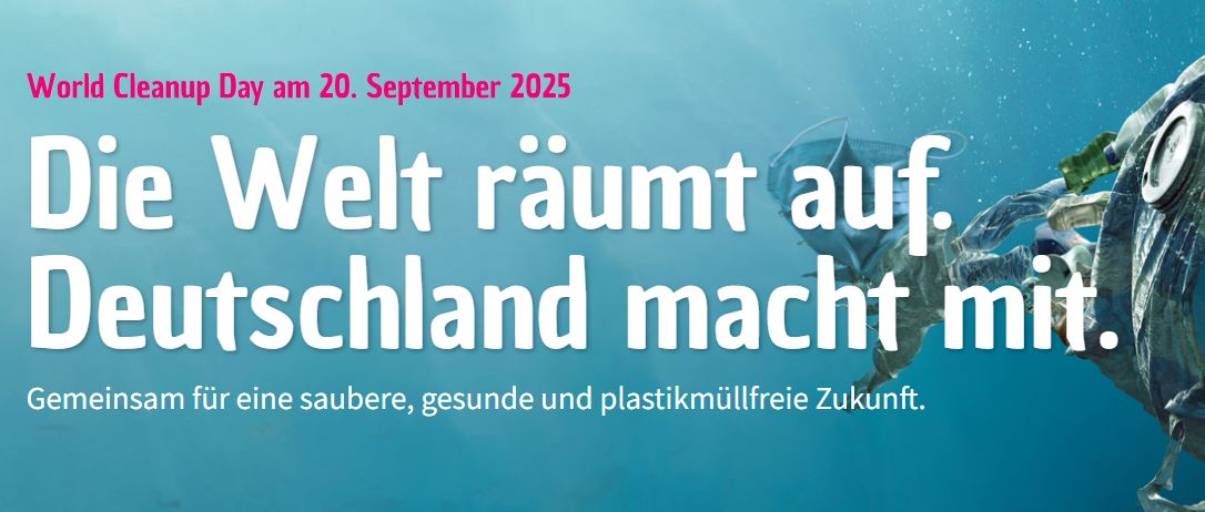 Plakat für den World CleanUp Day 2025