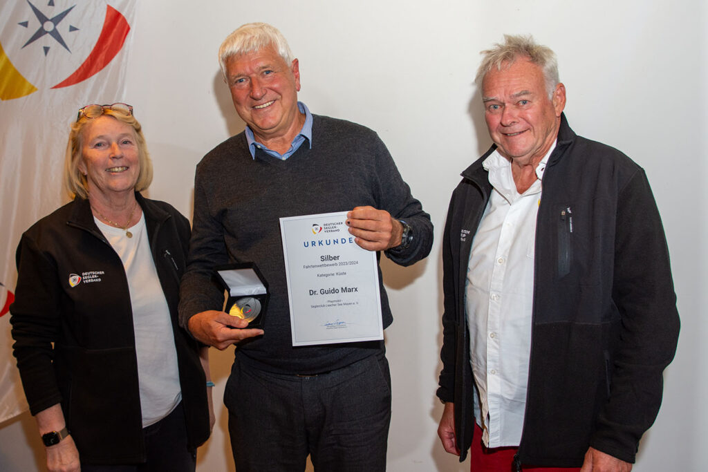 Guido Marx mit Mona Küppers und Claus Funk