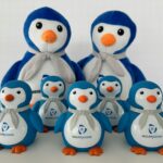 Bade- und Plüschpinguine Skippi von der Seglerjugend