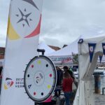 Beachflag und Glücksrad des Deutschen Segler-Verbandes