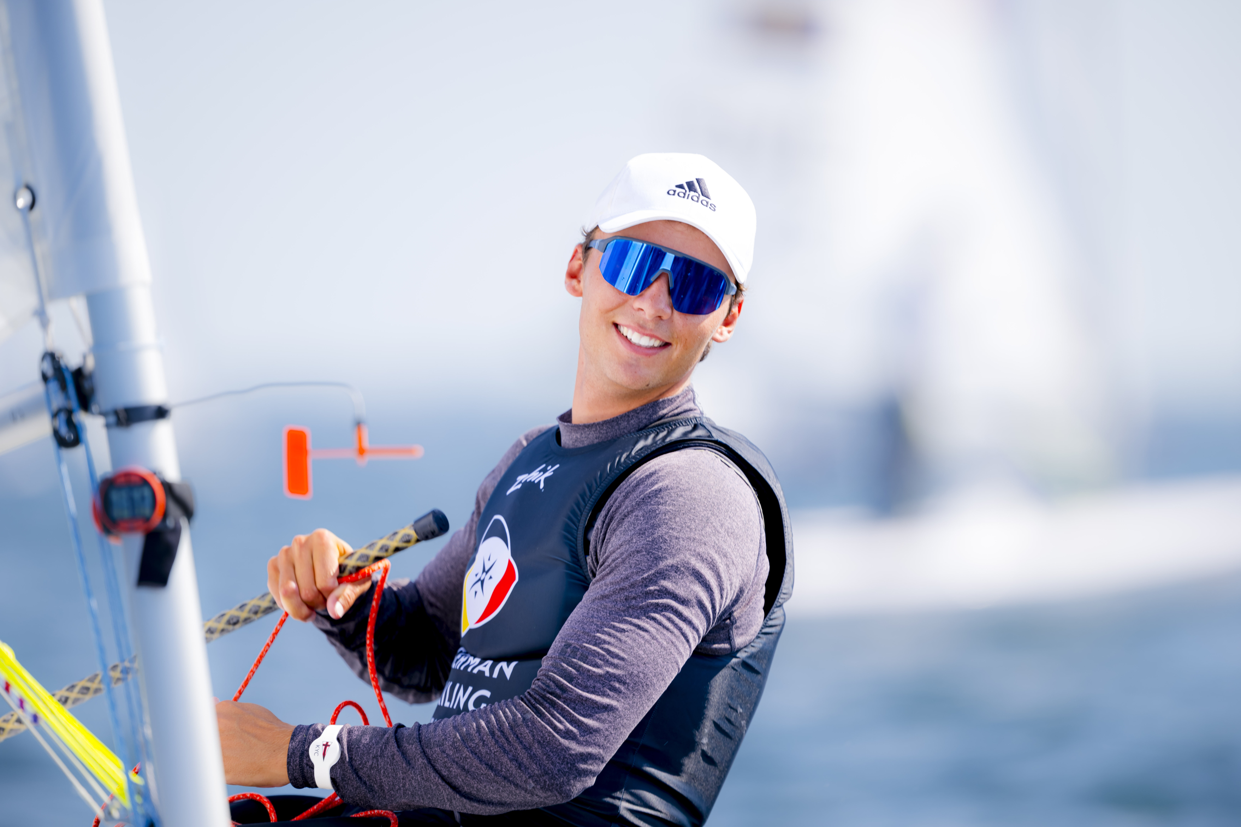 ILCA 7 Segler Ole Schweckendiek aus dem German Sailing Team