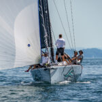 Eine L30 Yacht auf dem Bodensee