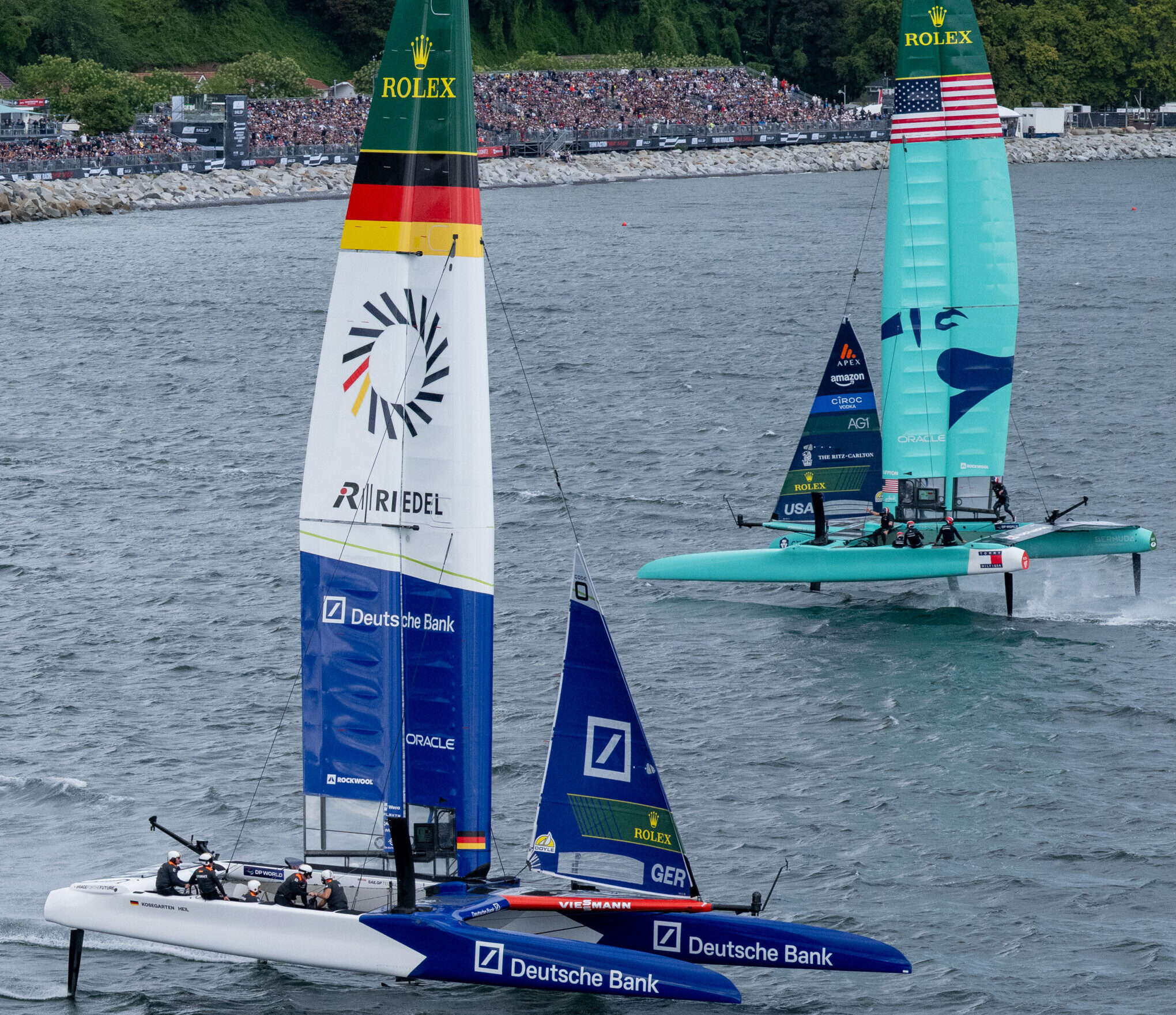 Der deutsche Rennkatamaran des Sail GP