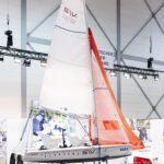 Eine inklusive Yacht vom Typ S\V14 die auf der Messe Rehacare ausgestellt wird