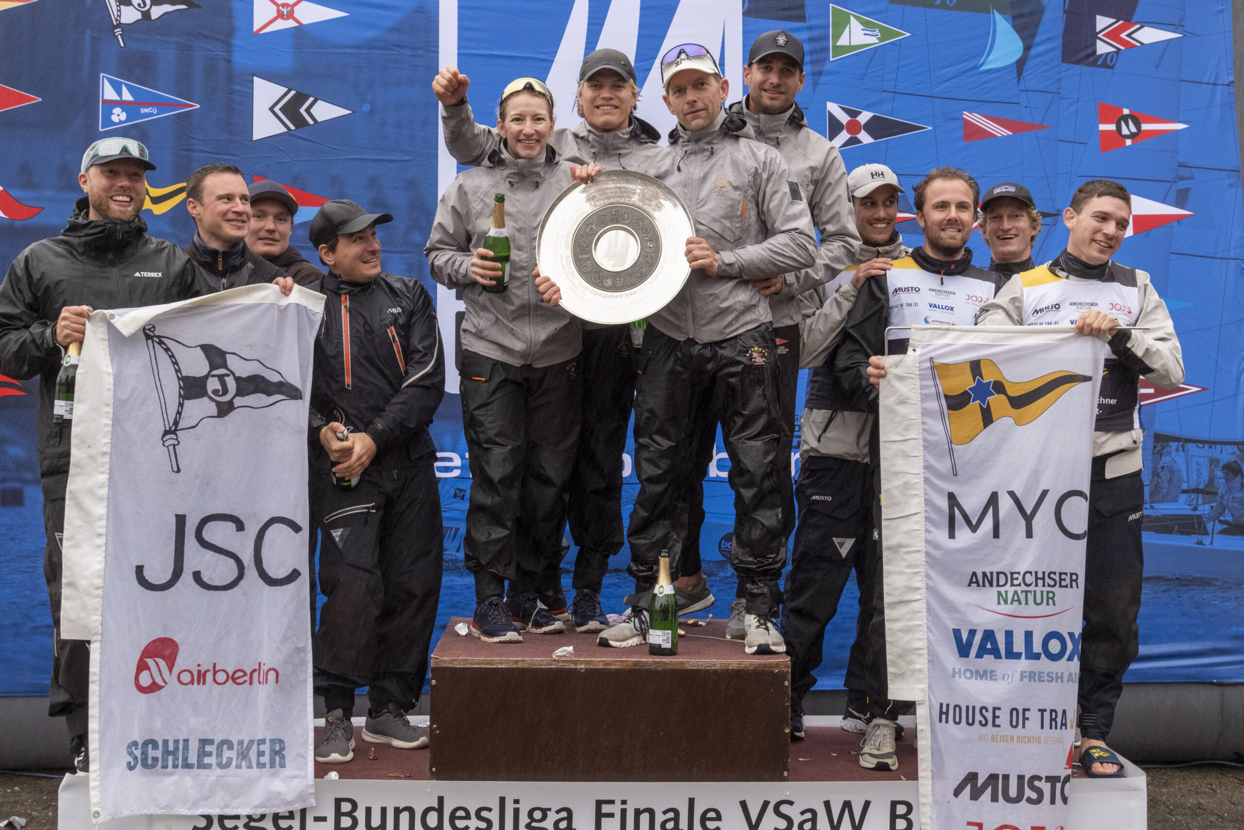 Das Treppchen der Segel-Bundesliga 2026
