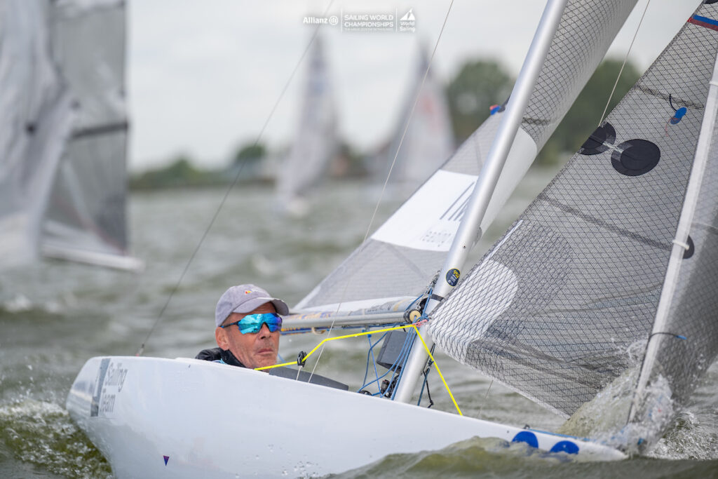 Heiko Kröger auf dem Braassemermeer auf dem Weg zum Para-WM-Titel. Foto: World Sailing